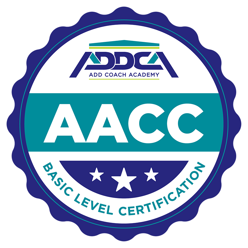 ADD Coach Academy (AACC) Basic Level Certification badge
